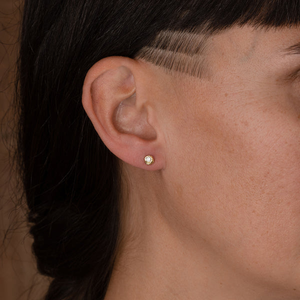 Nugget earrings with discount diamonds