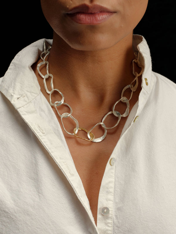 Stone Drawing Necklace