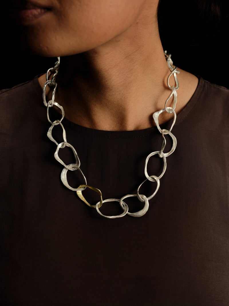 Stone Drawing Necklace