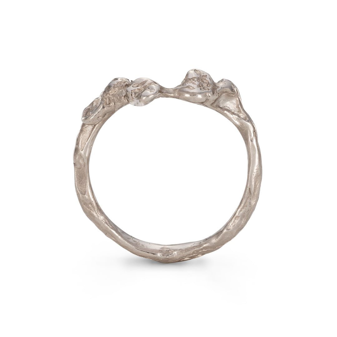 Adakite West Band 18ct White Gold