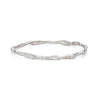 Emily Nixon sea worn Craggy Bangle in silver