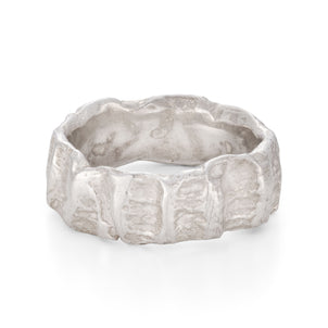 Cockle Heavy Ring Silver