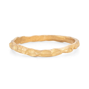 Cockle Skinny Ring 22ct Gold