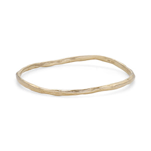 Rock Fine Bangle 9ct Gold