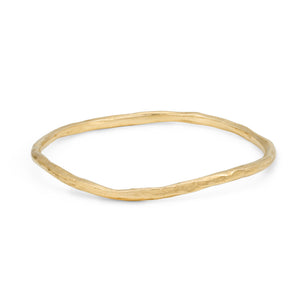 Rock Fine Bangle 18ct Gold