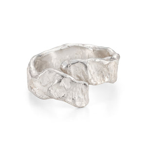 Cockle Wrap Silver Ring