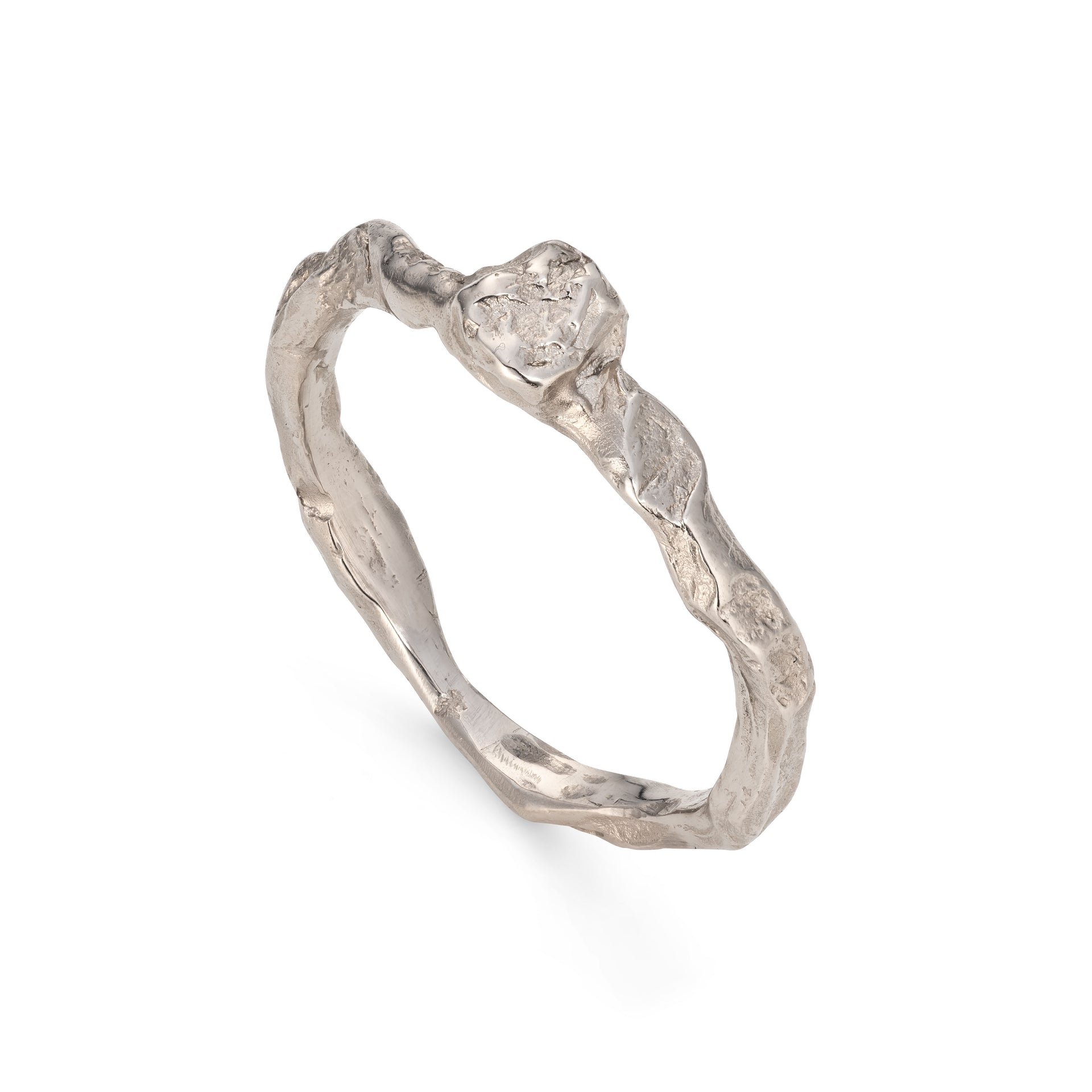 Adakite North Band 18ct White Gold