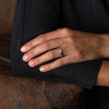 All White Laminaria Ring Size M 1/2