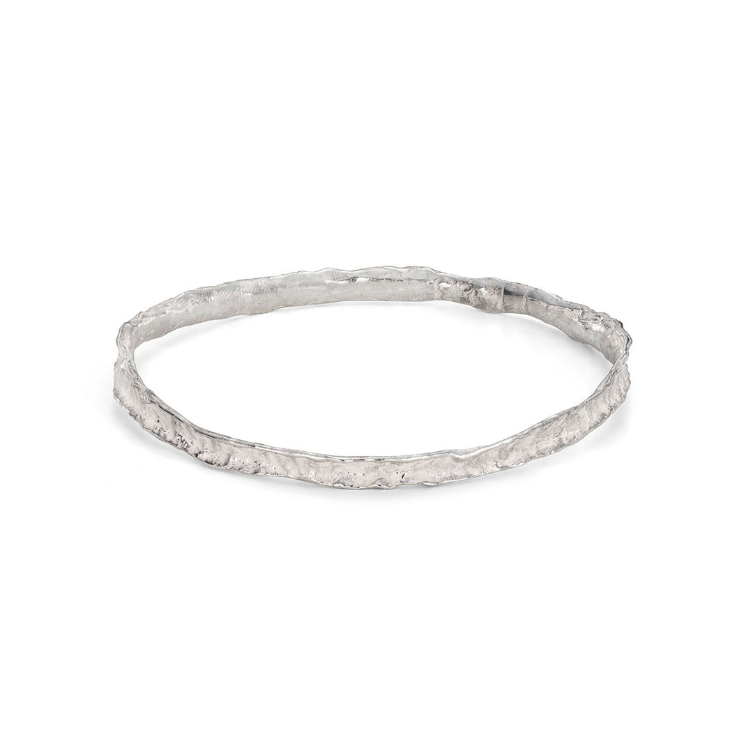 Wave Fine Bangle Silver