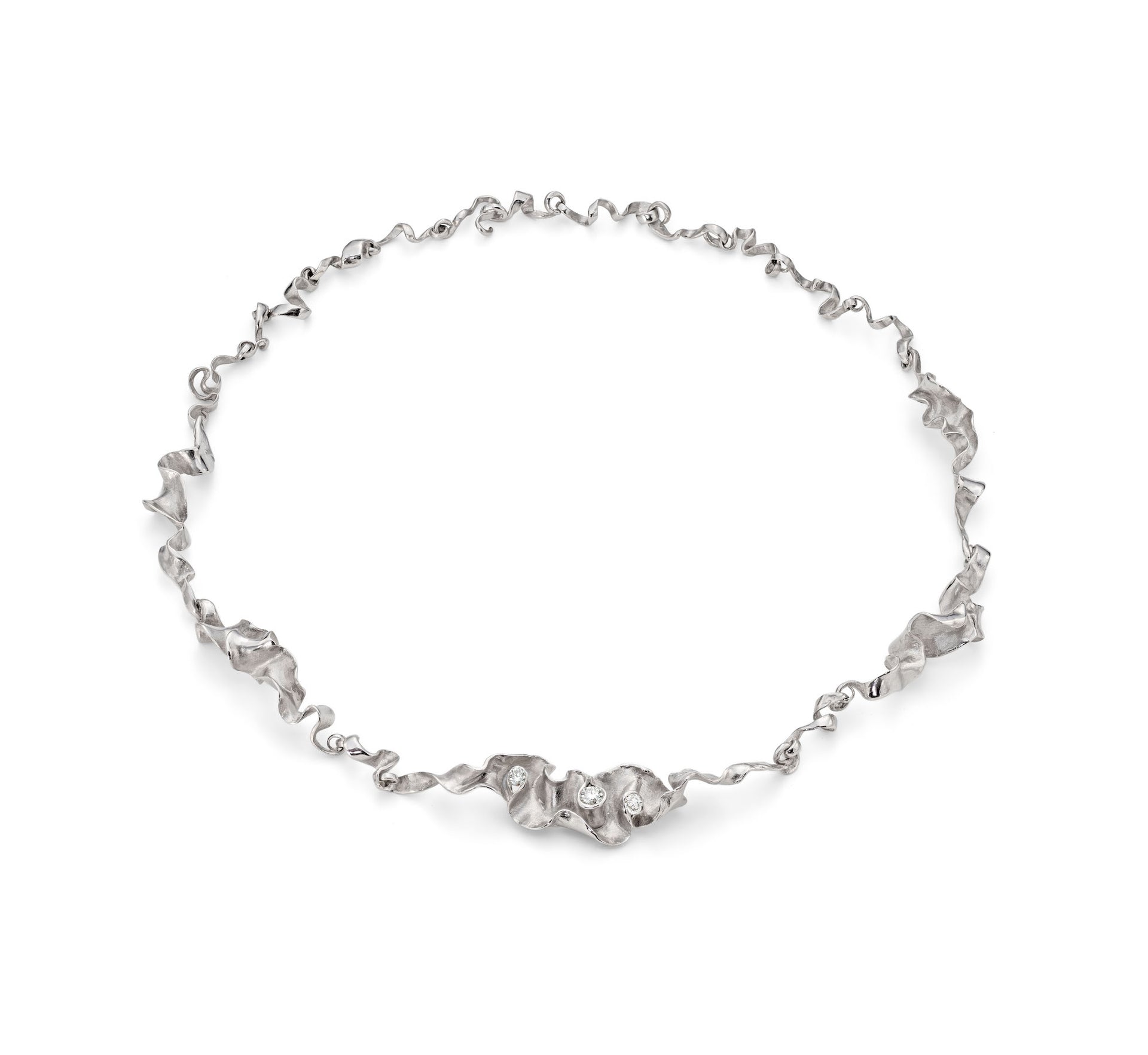 Bespoke Platinum Diamond Necklace