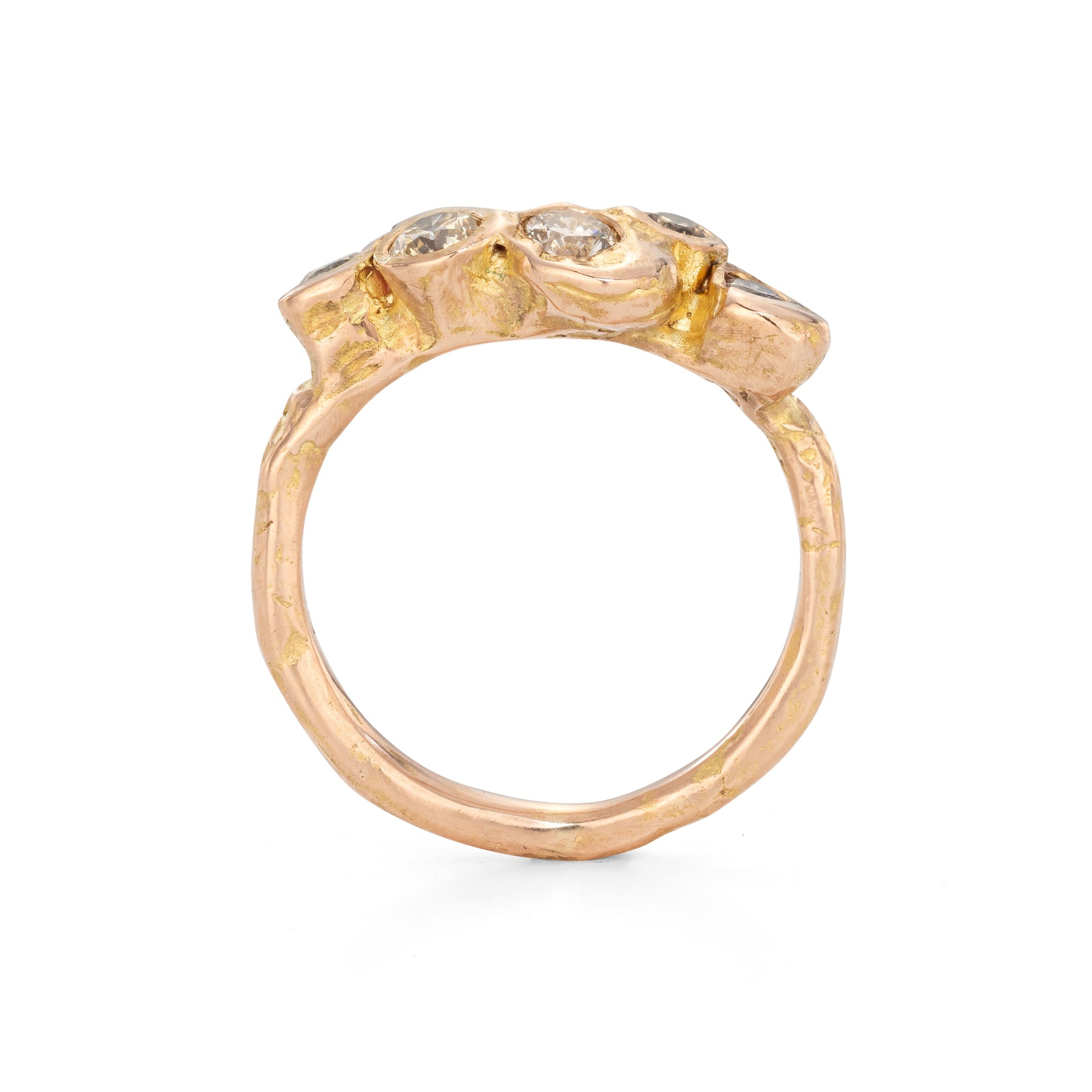 Rosy Shallows Ring Size R 1/2