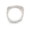 Original Granite Square Ring Silver Size N