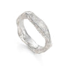 Original Granite Square Ring Silver Size N