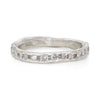 All White Channel Ring