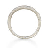 All White Channel Ring