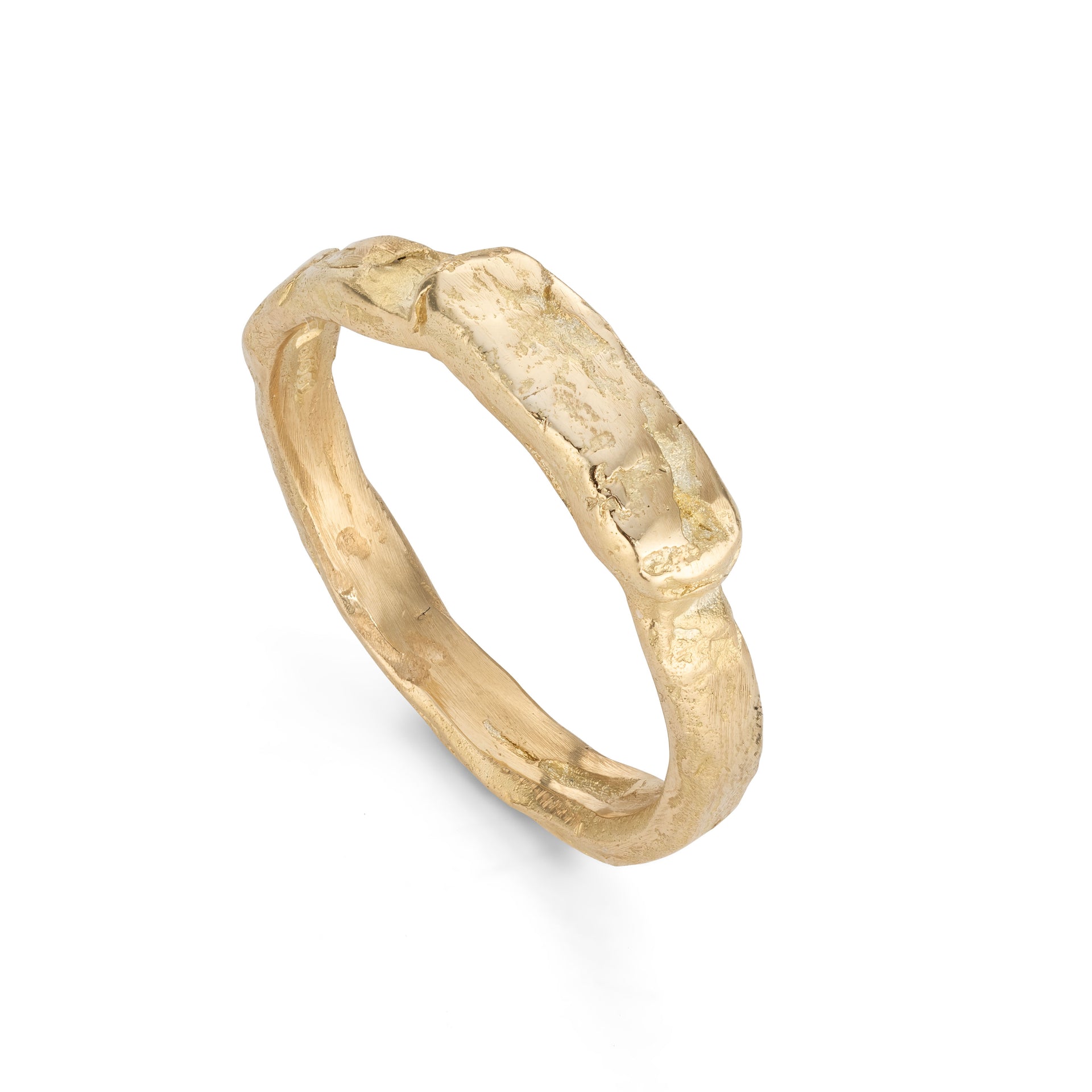 Signet Men-Amber Ring 18ct Gold