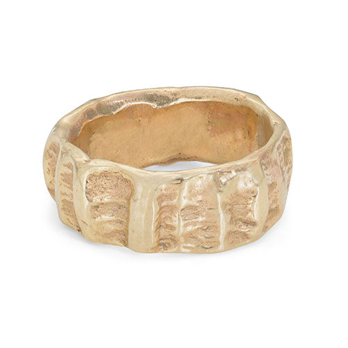 Cockle Heavy 9ct Gold Size L