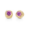 Thrift Pink Nugget Studs