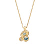 Sapphire and Diamond Carn Pendant