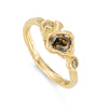 Cognac Diamond Adakite East Ring