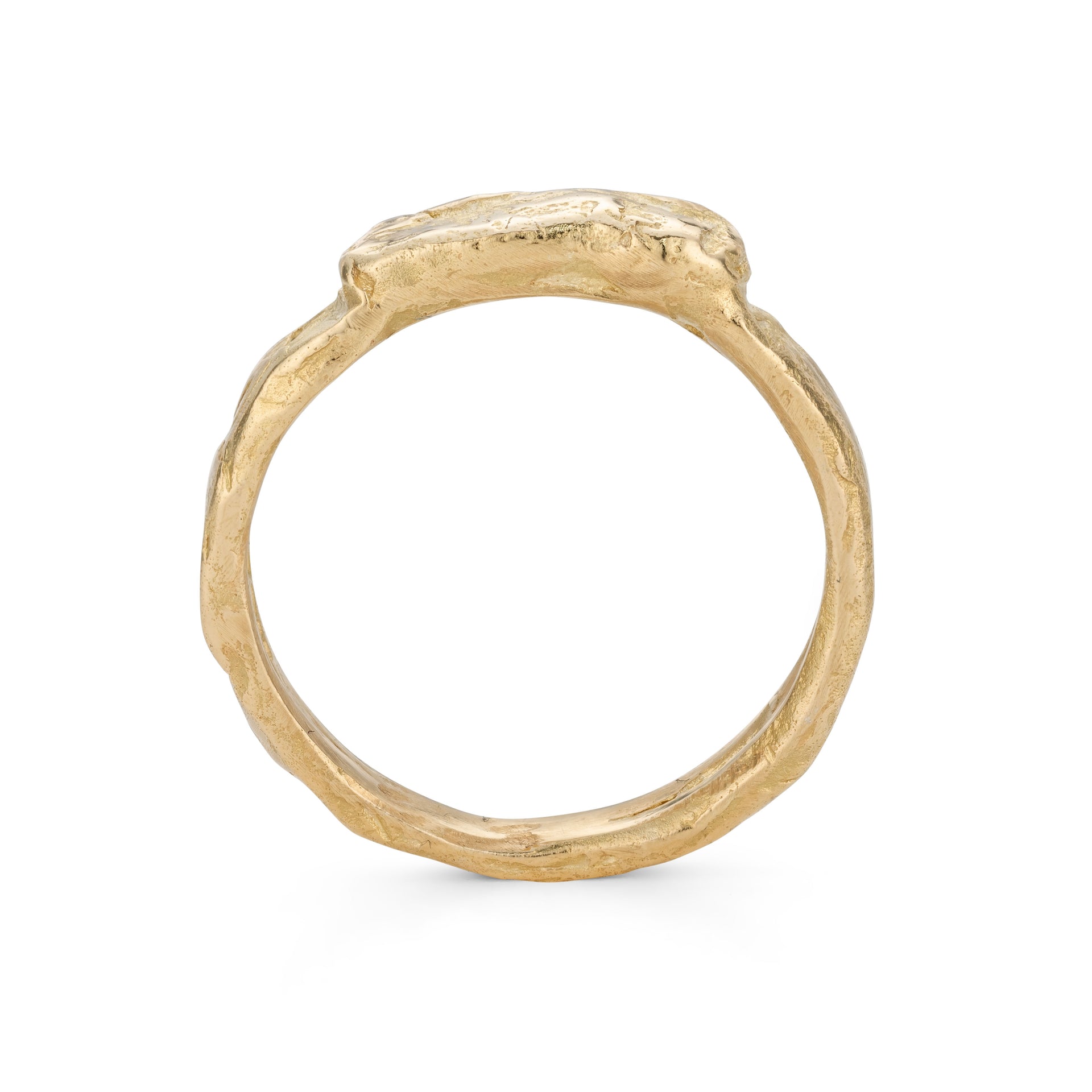 Signet Men-Amber Ring 18ct Gold