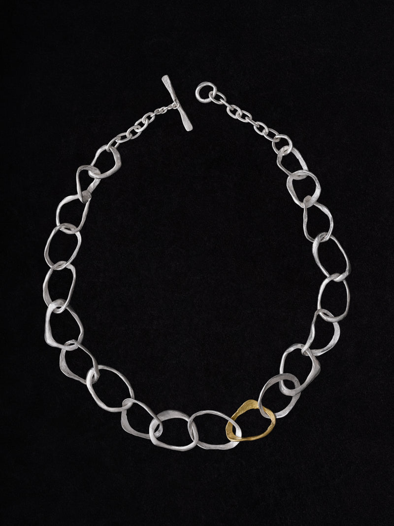 Stone Drawing Necklace