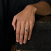 Ocean Stone Adakite Ring
