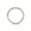 Ocean Stone Channel Ring 18ct white gold