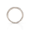Ocean Stone Channel Ring 18ct white gold