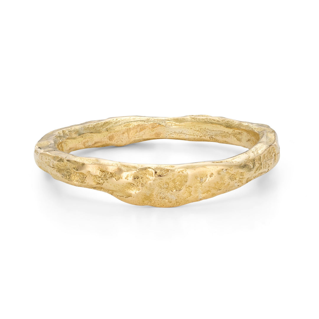 Plateau Band 18ct Gold