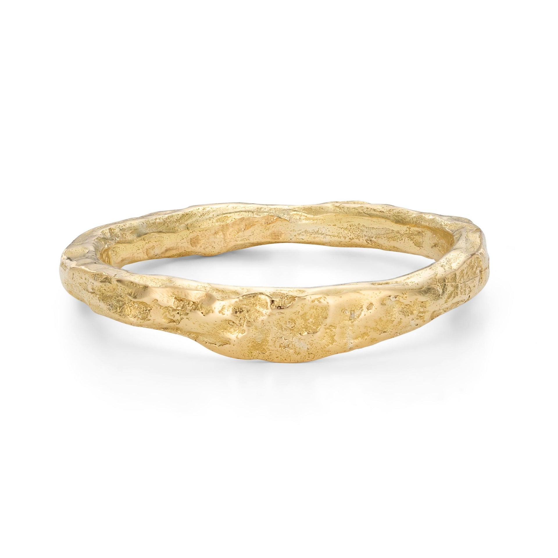 Plateau Band 18ct Gold