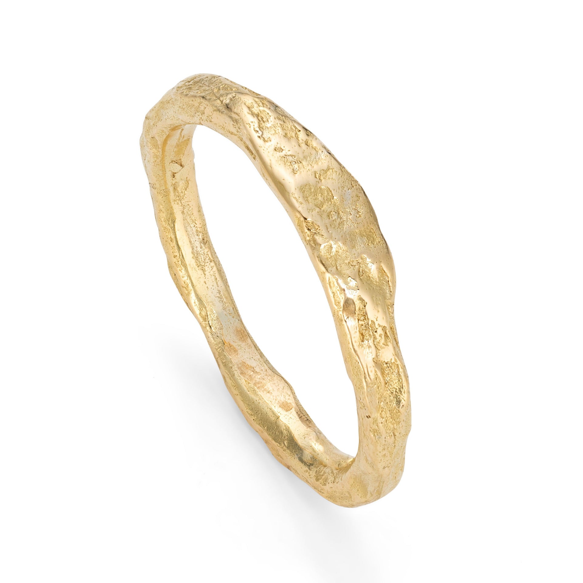 Plateau Band 18ct Gold