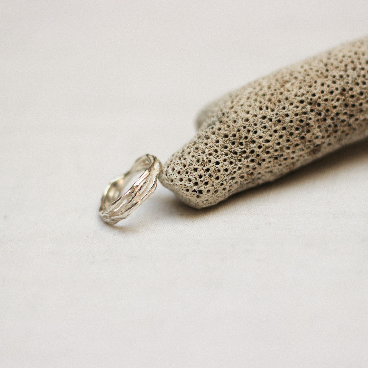 Sample Ripple Texture Ring Size P 1/2