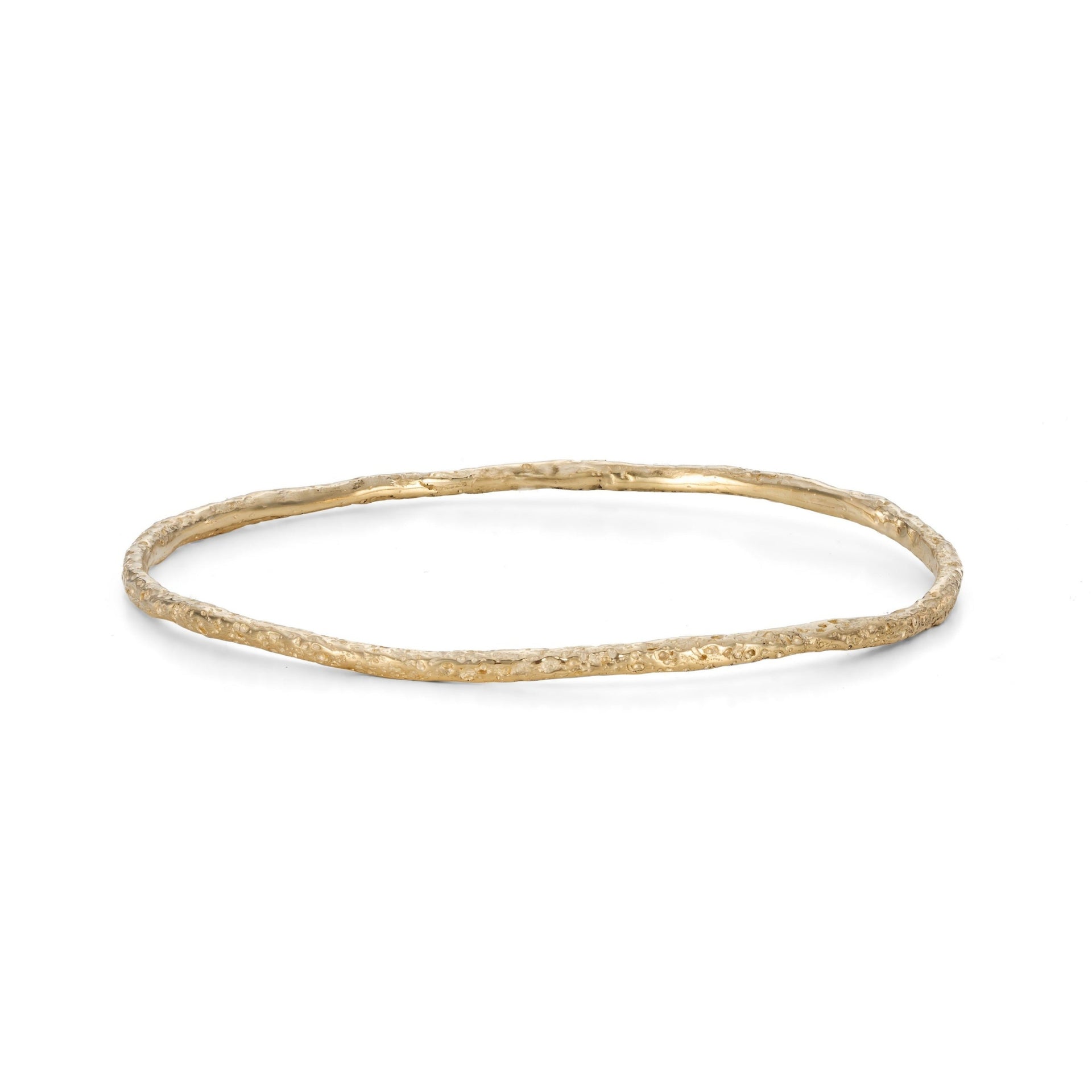 Rounded Urchin Bangle 9ct Gold