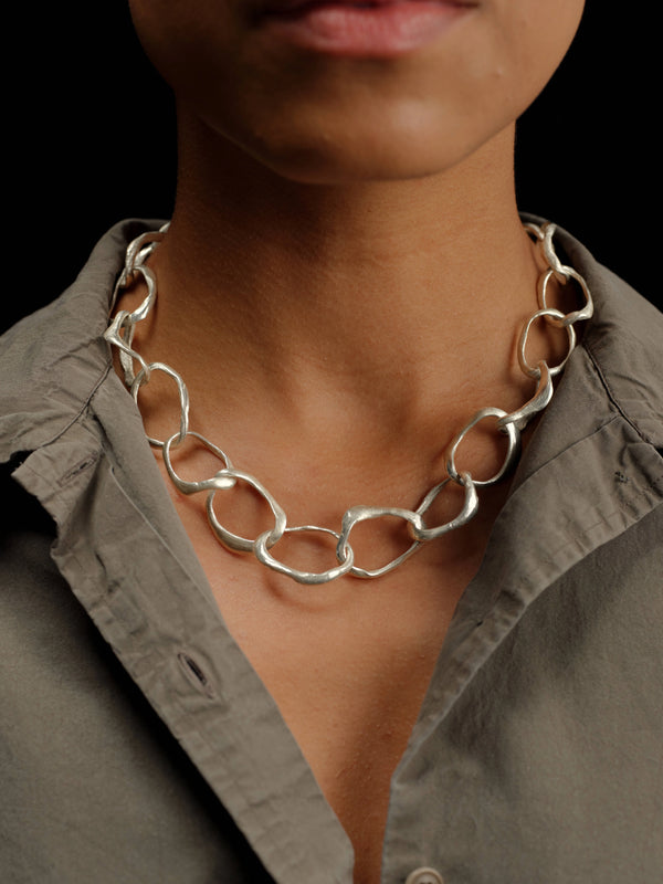 Stone Drawing Necklace