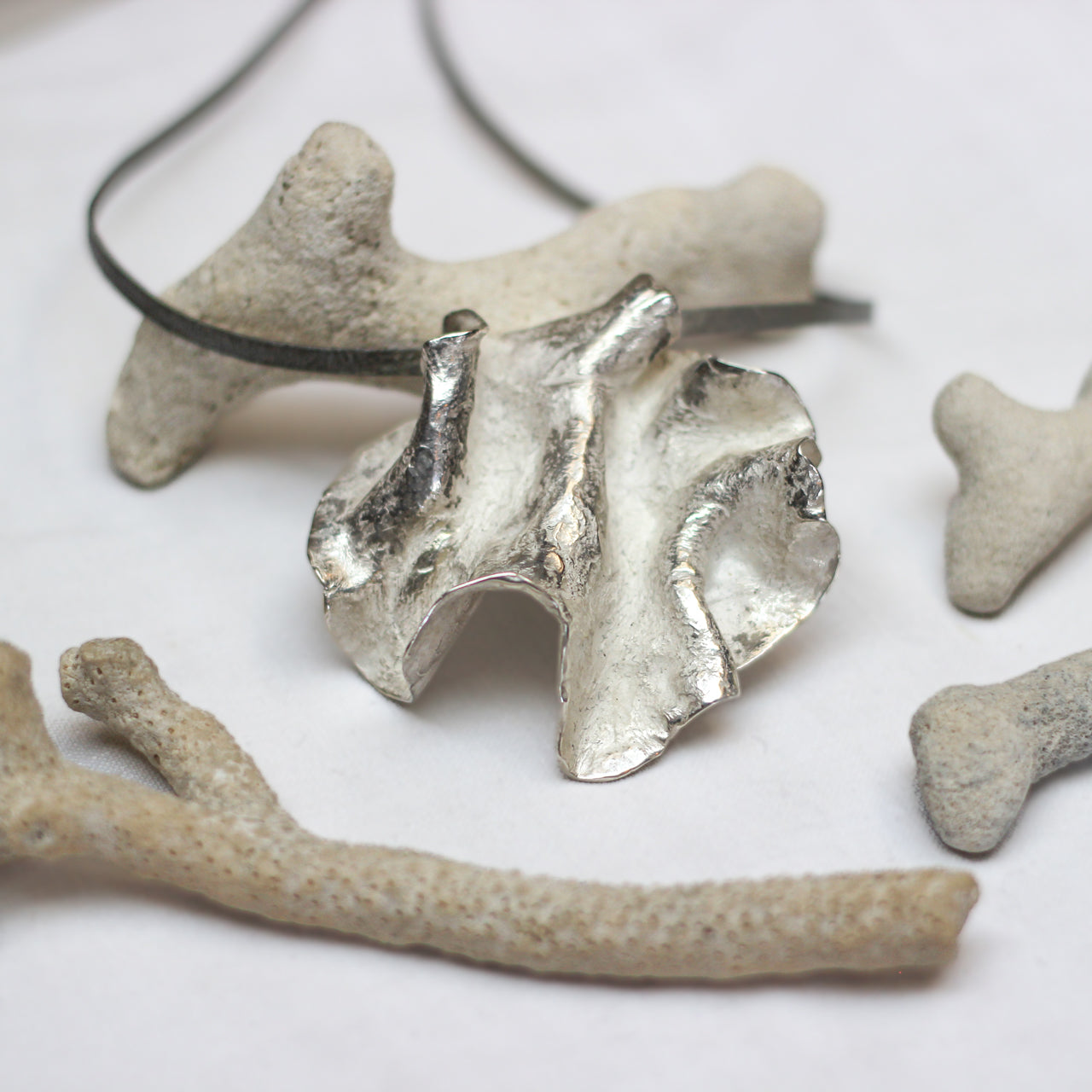 Wave Silver Pendant
