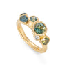 Green Sapphire Cornish Bay Ring