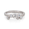 All White Sea Whip Ring Size K