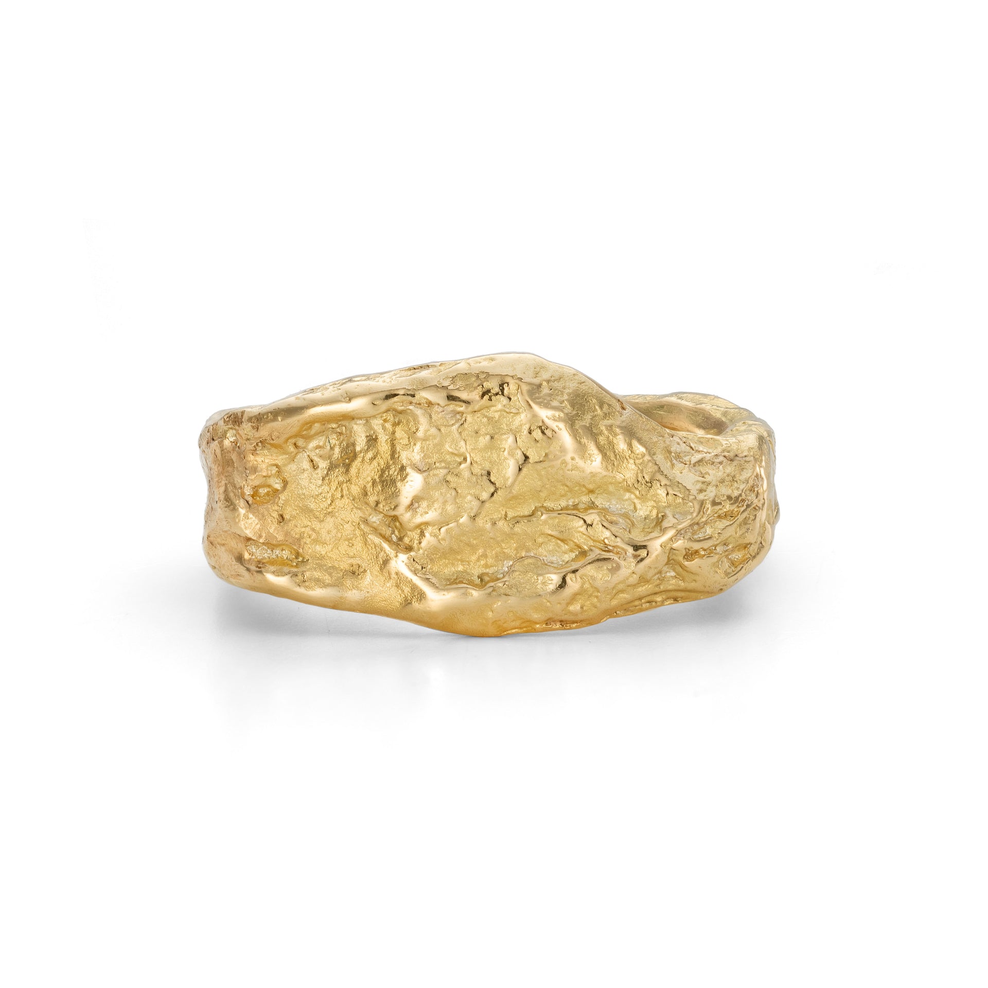 Signet Rock Ring 18ct Gold