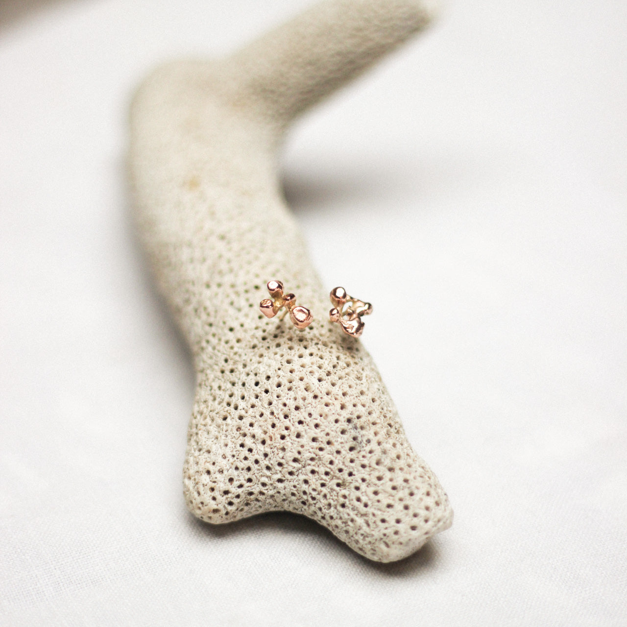 Samphire Studs 9ct Rose (Small)