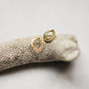 Pebble Circle Studs 18ct Gold