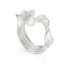 Statement silver ring made using the Japanese Mitsuro technique. By Emily Nixon