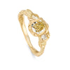 Sunshine Diamond Adakite Engagement Ring