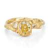 Sunshine Diamond Adakite Engagement Ring