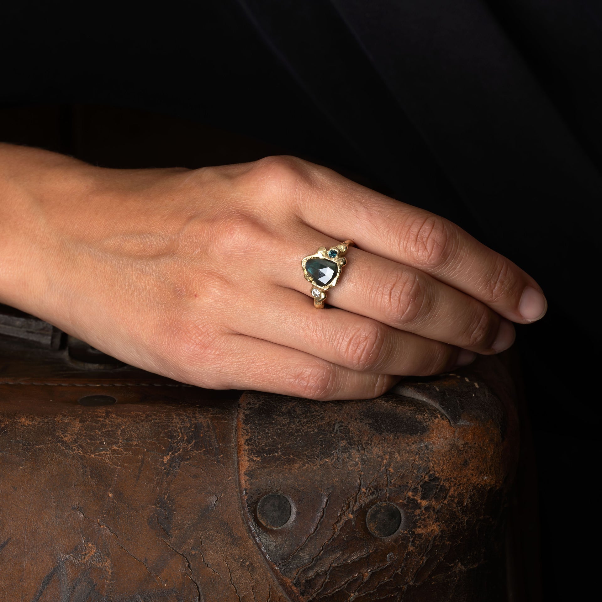 Trevellas Pool Sapphire Ring Size M