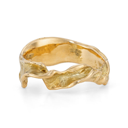 Twisted Kelp Ring 18ct Gold