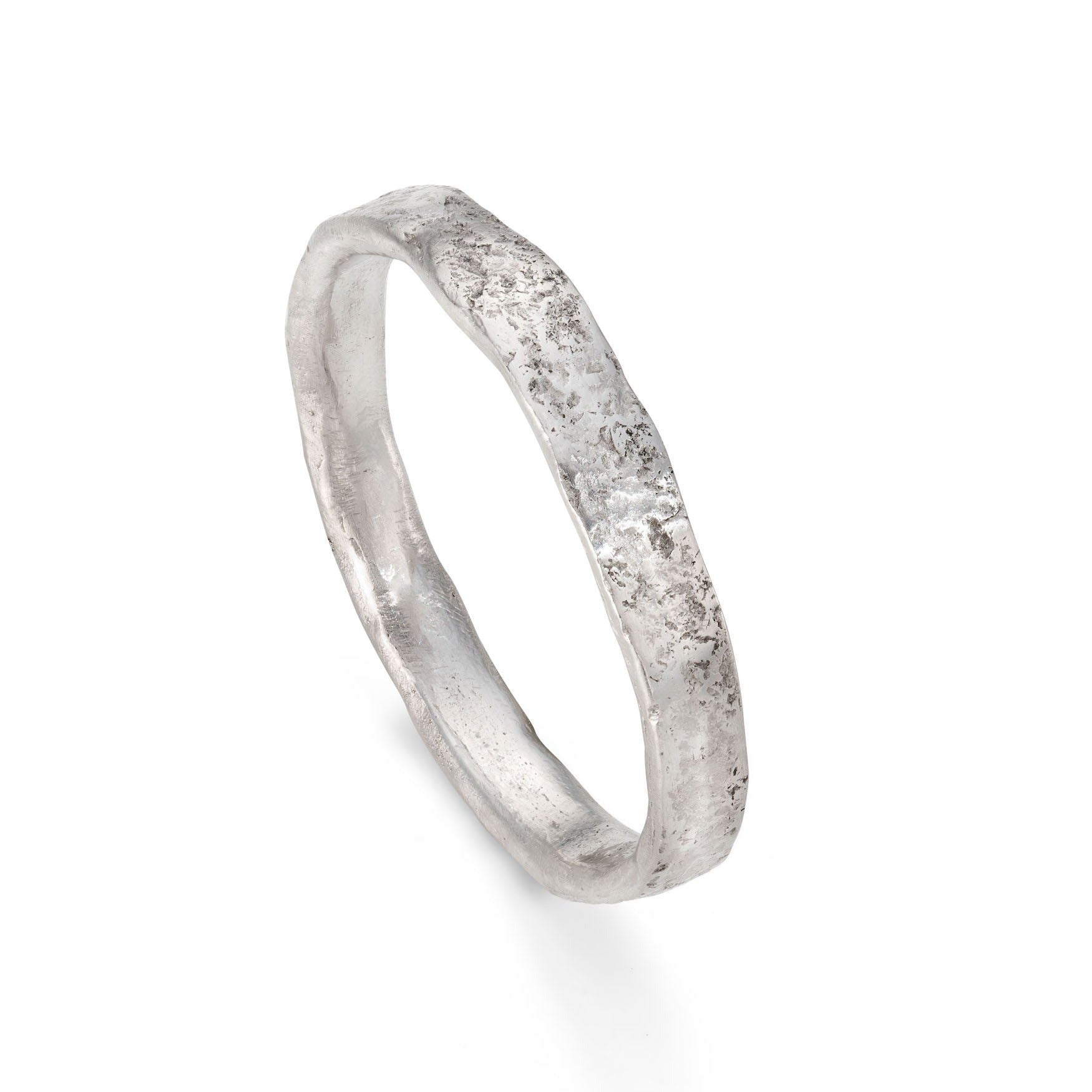 Stone Slim Ring Platinum