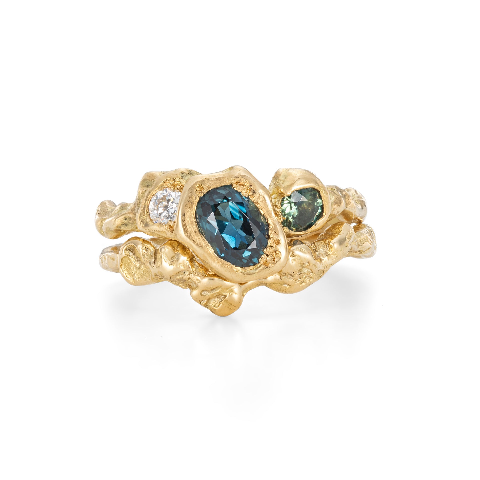 Teal Bay Adakite West Ring