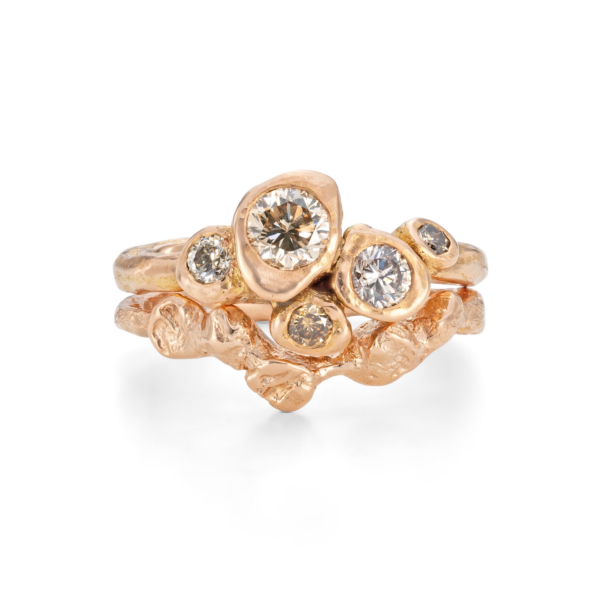 Adakite West Band 18ct Rose Gold