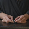 All White Sea Whip Ring Size K